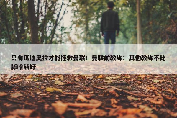 只有瓜迪奥拉才能拯救曼联！曼联前教练：其他教练不比滕哈赫好