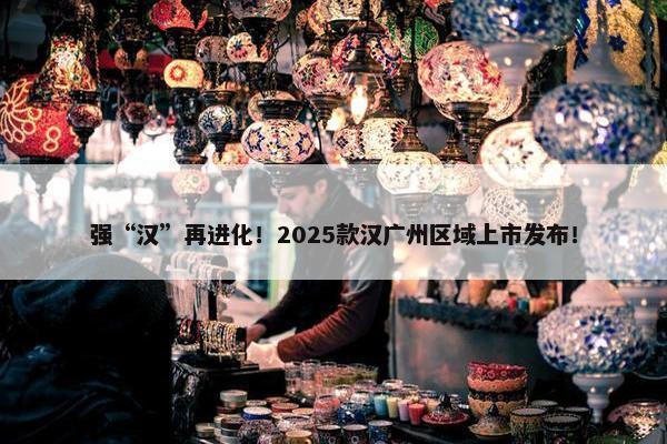 强“汉”再进化！2025款汉广州区域上市发布！