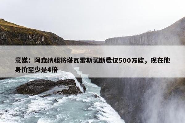 意媒：阿森纳租将塔瓦雷斯买断费仅500万欧，现在他身价至少是4倍