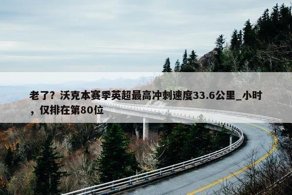 老了？沃克本赛季英超最高冲刺速度33.6公里_小时，仅排在第80位