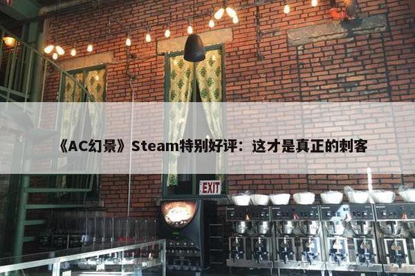 《AC幻景》Steam特别好评：这才是真正的刺客