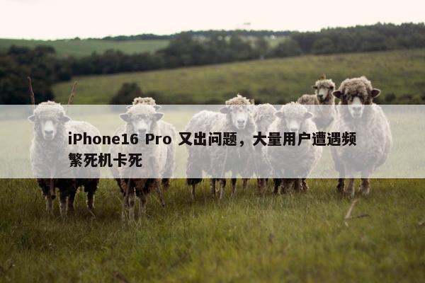 iPhone16 Pro 又出问题，大量用户遭遇频繁死机卡死