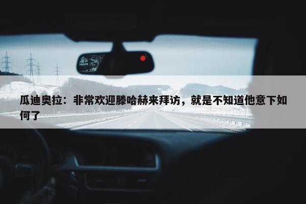 瓜迪奥拉：非常欢迎滕哈赫来拜访，就是不知道他意下如何了