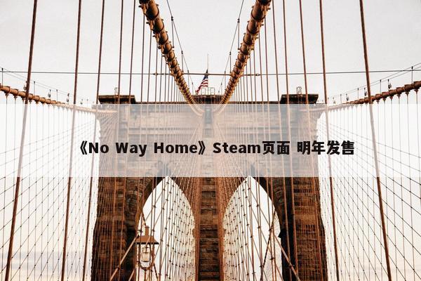 《No Way Home》Steam页面 明年发售