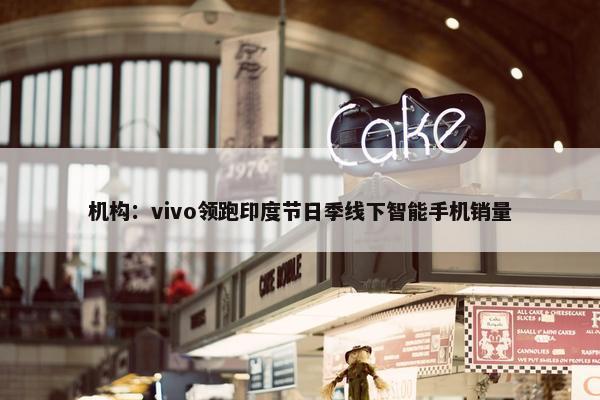 机构：vivo领跑印度节日季线下智能手机销量