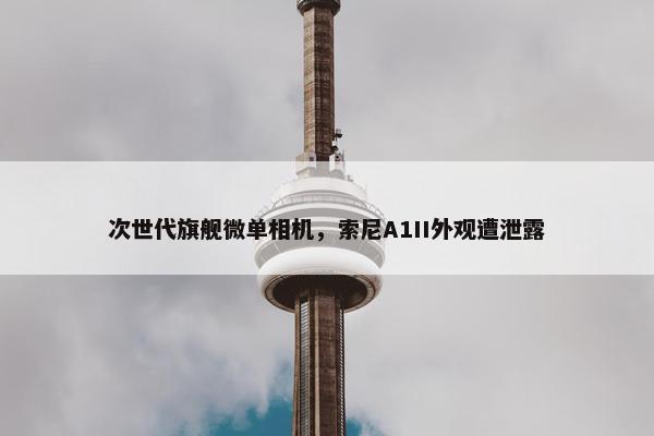 次世代旗舰微单相机，索尼A1II外观遭泄露