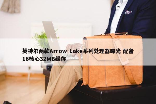 英特尔两款Arrow Lake系列处理器曝光 配备16核心32MB缓存